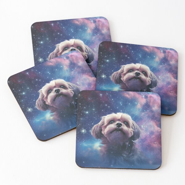 Item preview, Maltese Dog in Space designed and sold by MythicPrompts.