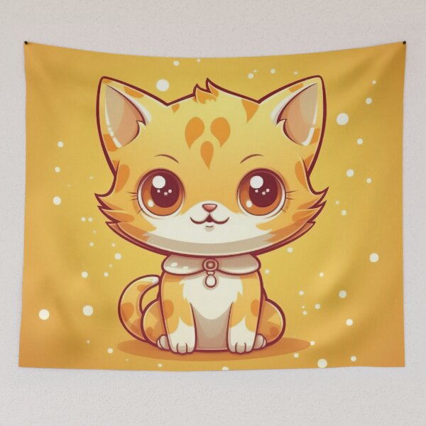Item preview, Tater Tot kitty Kawai Yellow designed and sold by InsightsFr.