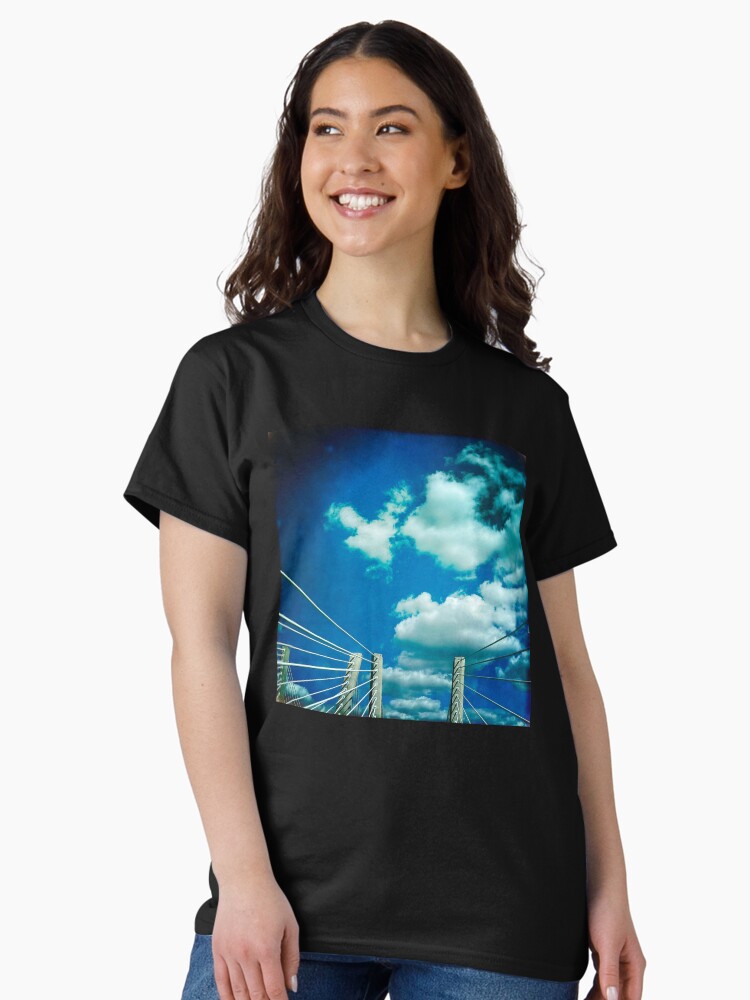 Thumbnail 2 of 7, Classic T-Shirt, Goethals Bridge #4 designed and sold by OneDayArt.