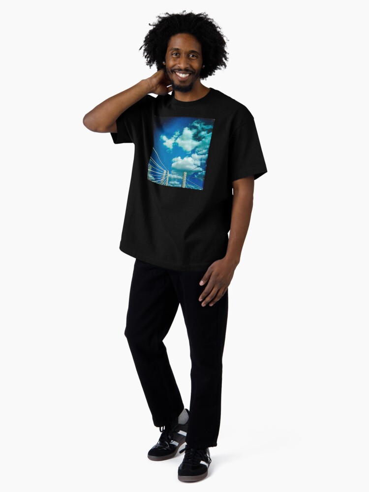 Thumbnail 4 of 7, Oversized T-Shirt, Goethals Bridge #4 designed and sold by OneDayArt.