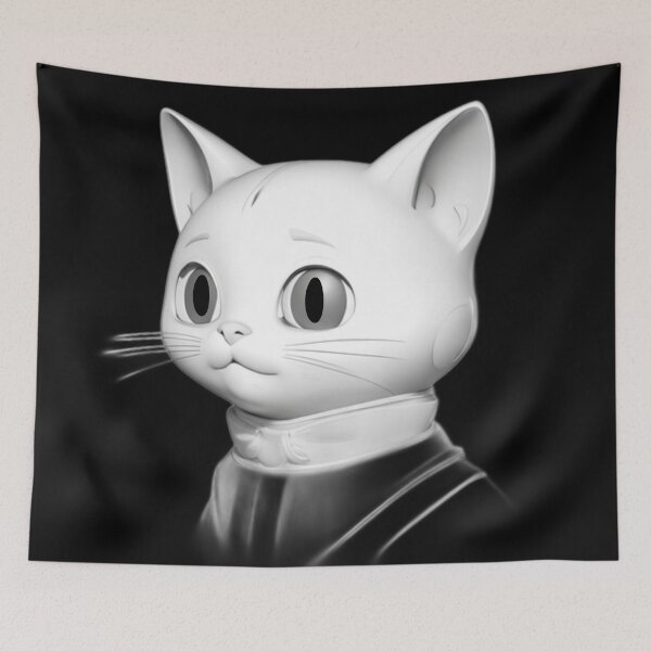 Item preview, White Cat designed and sold by DesignAFind.