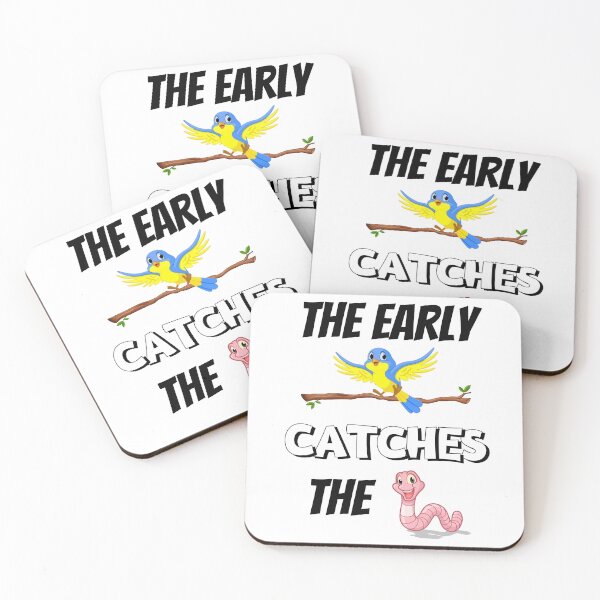 Item preview, The Early Bird Catches The Worm Design designed and sold by JAMTEESHOP.