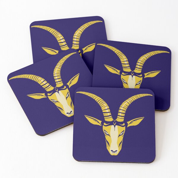 Item preview, Amalthaea, the Golden Goat - Dark Blue designed and sold by AtithasosTragos.