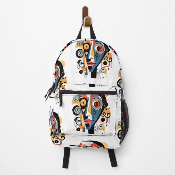 Item preview, Abstract artistic colorful face for art lovers designed and sold by ArtFeverShop.