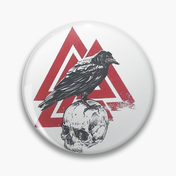 Item preview, RAVEN on the Valknut designed and sold by Mark-E-Adams.