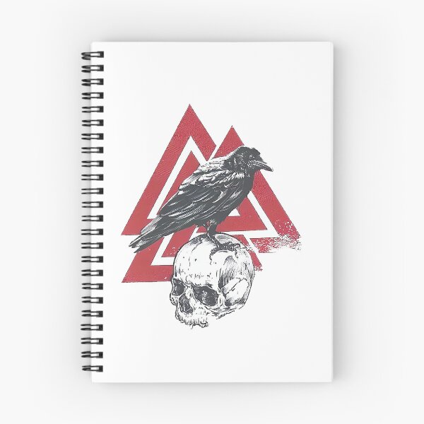Item preview, RAVEN on the Valknut designed and sold by Mark-E-Adams.
