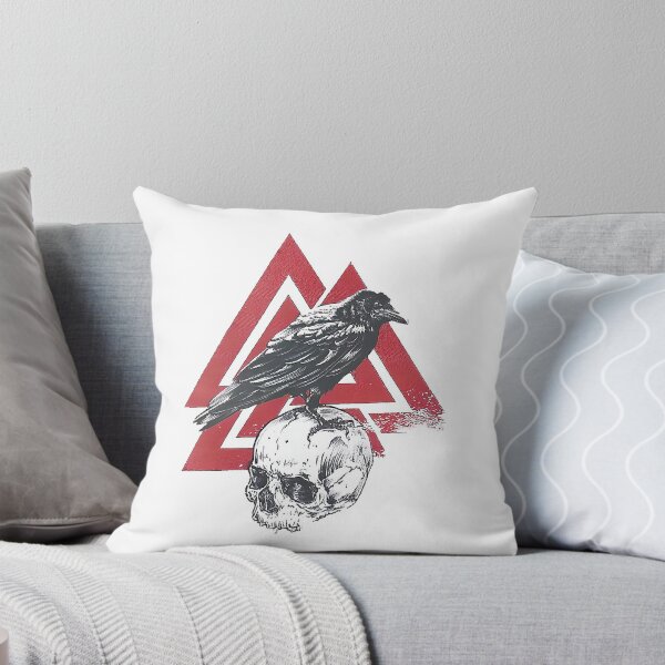 Item preview, RAVEN on the Valknut designed and sold by Mark-E-Adams.