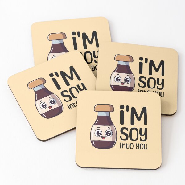 Item preview, I'm Soy Into You! Cute Soy Sauce Cartoon designed and sold by PMCreative.