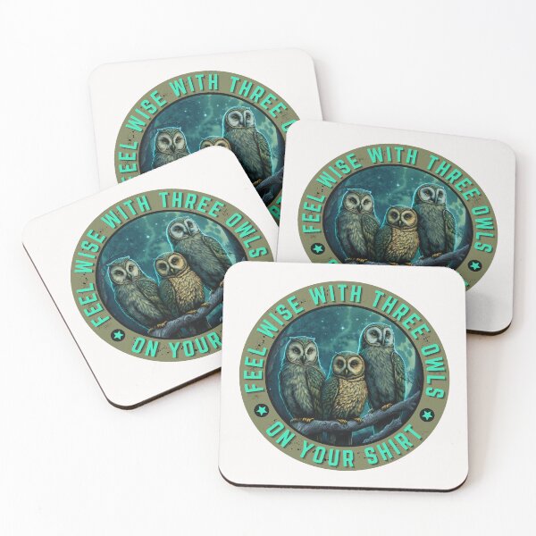 Item preview,  Owl Tee Shirts - Feel wise with three owls on your shirt designed and sold by relso.