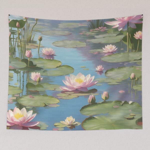 Item preview, Graceful Pink Lotus Blossom designed and sold by Neranchara.