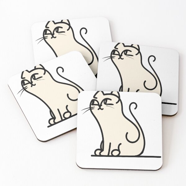 Item preview, Kitten in Pencil Stroke: Minimalist Art designed and sold by Mantasrl.