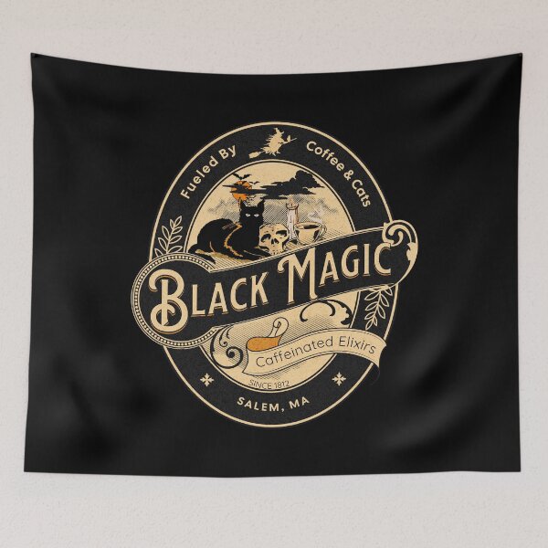 Item preview, Black Magic Coffee & Cats Caffeinated Elixirs designed and sold by Witty Kitty Creations.