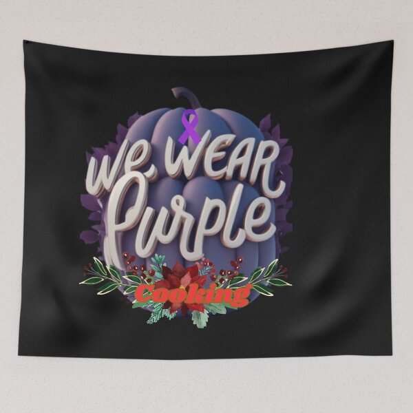 Item preview, WE WEAR PURPLE  DOMESTIC VIOLENCE AWARENESS, COOKING designed and sold by carlos crane.