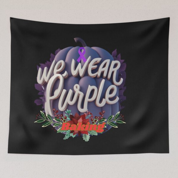 Item preview, WE WEAR PURPLE  DOMESTIC VIOLENCE AWARENESS, BAKING designed and sold by carlos crane.