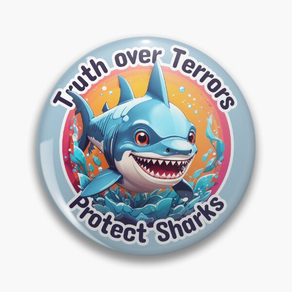 Item preview, Laughing Shark - Truth over Terrors - Protect Sharks designed and sold by biiid.