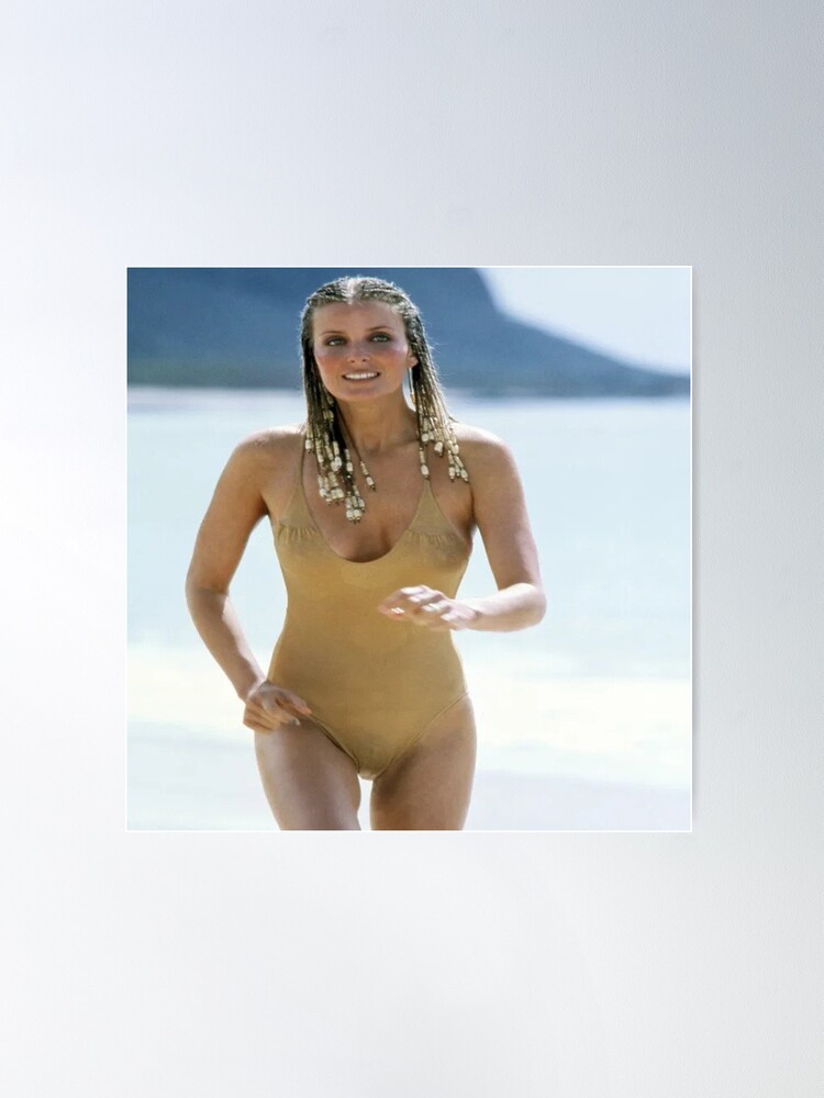 Bo Derek Braids 1979 in Bikini Vintage Color Poster