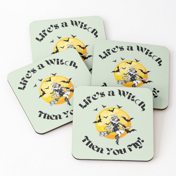 Item preview, Life's a Witch, Then You Fly! designed and sold by DorknStarmy.