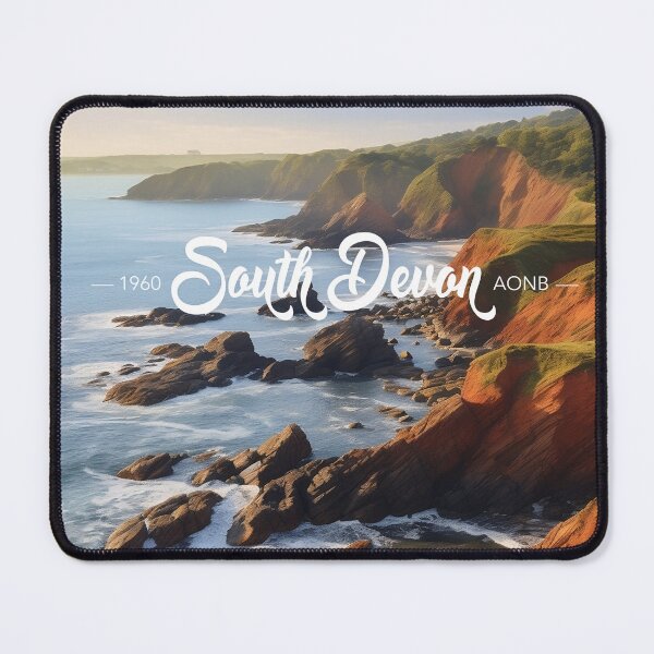 Item preview, South Devon Area of Outstanding Natural Beauty (AONB) United Kingdom - 2 - Photorealistic Digital Art | WanderUpNorthCo. designed and sold by WanderUpNorth.