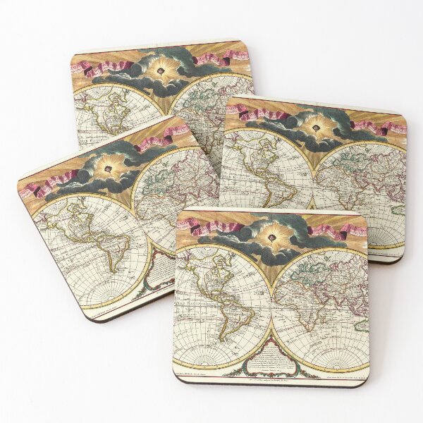 Item preview, 1801 map of the world designed and sold by Francespoppy.