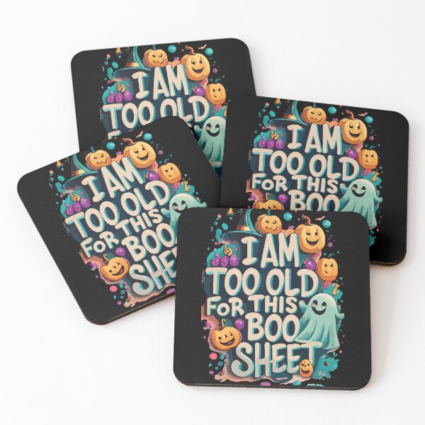 Item preview, I Am Too Old For This Boo Sheet A Funny Halloween Design designed and sold by limos.