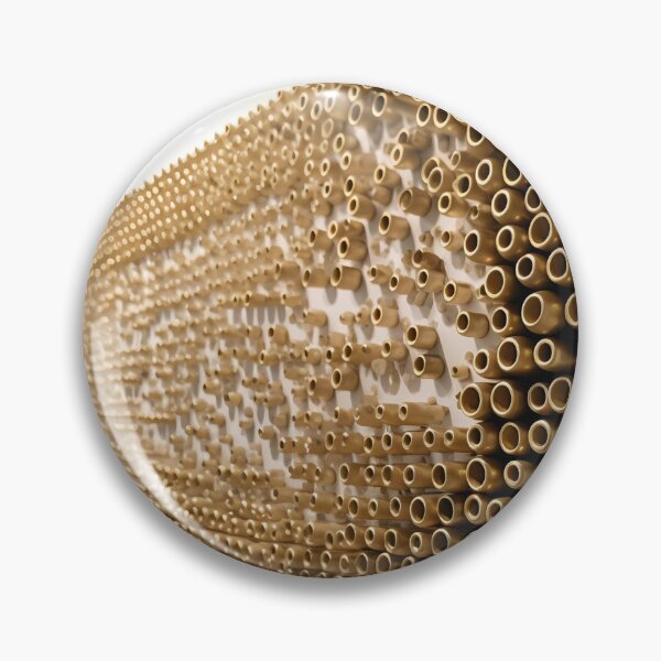 Item preview, Bullet casing gold and white digital art print designed and sold by dcrc.