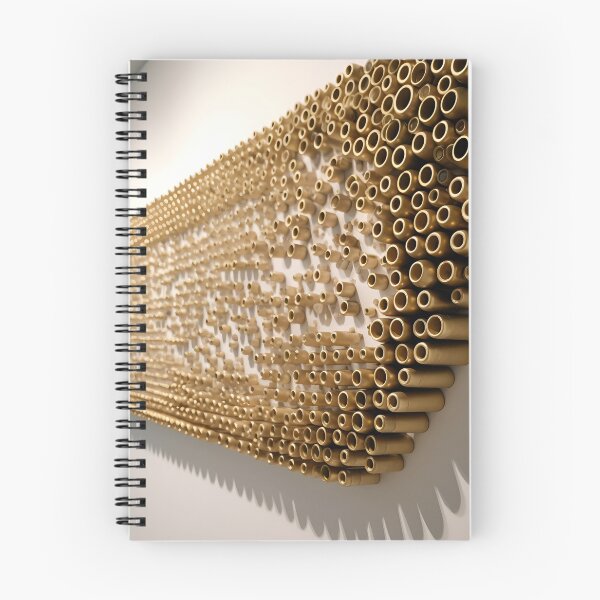 Item preview, Bullet casing gold and white digital art print designed and sold by dcrc.