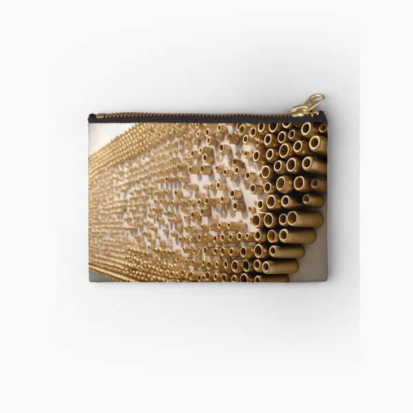 Item preview, Bullet casing gold and white digital art print designed and sold by dcrc.
