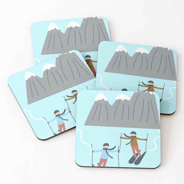 Item preview, Skiers in the mountains designed and sold by DofinaSur.
