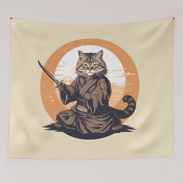 Item preview, Brown Tabby Warrior Cat designed and sold by laika-et-al.