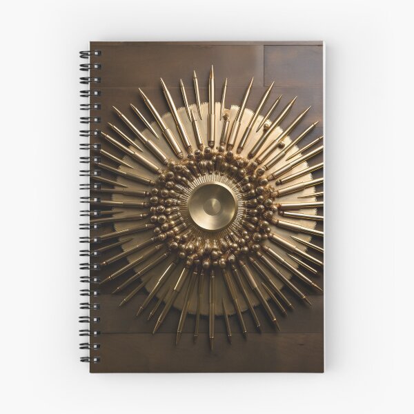 Item preview, Bullet casing gold and white digital art print designed and sold by dcrc.