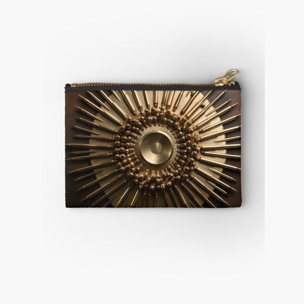 Item preview, Bullet casing gold and white digital art print designed and sold by dcrc.
