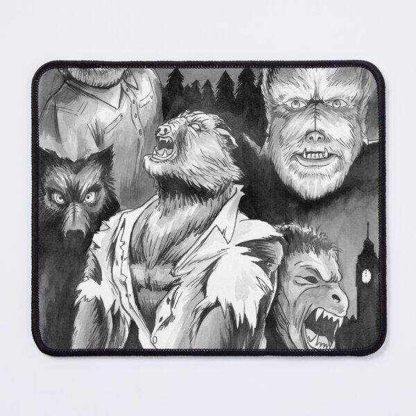 Artikelvorschau, Der Wolfsmann mit Tinte entworfen und verkauft von ZW-Illustration.