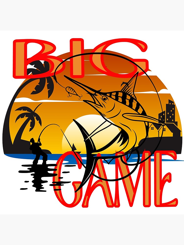 Poster big game fishing 