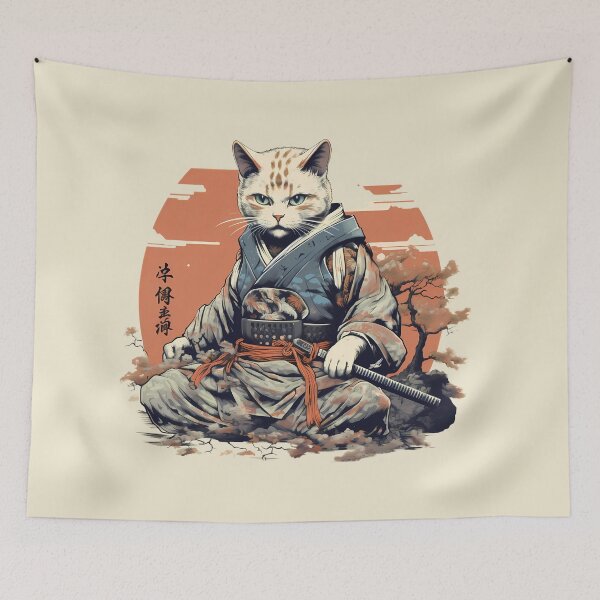Item preview, Orange Silver Tabby Cat Warrior designed and sold by laika-et-al.