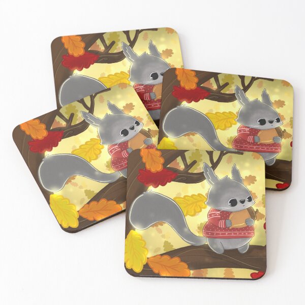 Item preview, Autumn Squirrel designed and sold by CakeyDoesArt.