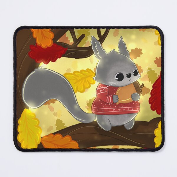 Item preview, Autumn Squirrel designed and sold by CakeyDoesArt.
