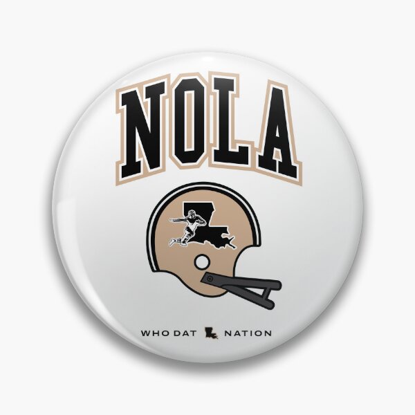 Item preview, NOLA Football Vintage Helmet Graphic designed and sold by damgoodgame.