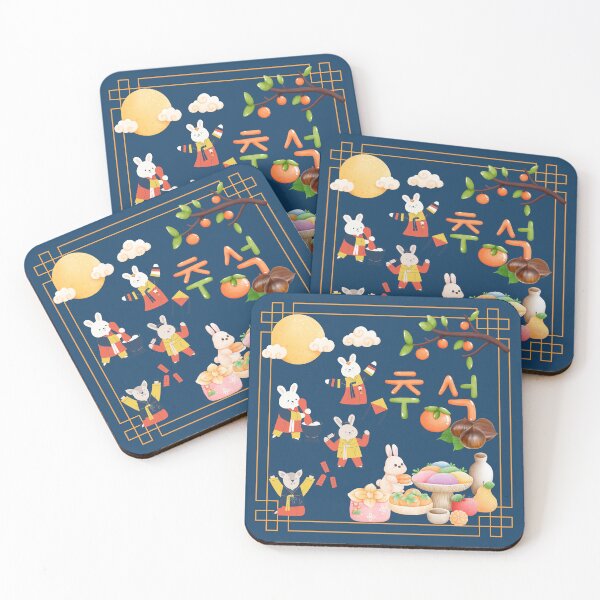 Item preview, 추석 (Chuseok) Thanks Giving Day in Korea - Pattern designed and sold by patternjp.