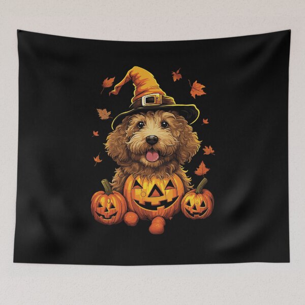 Item preview, Halloween Golden Doodle designed and sold by RetroPrints.