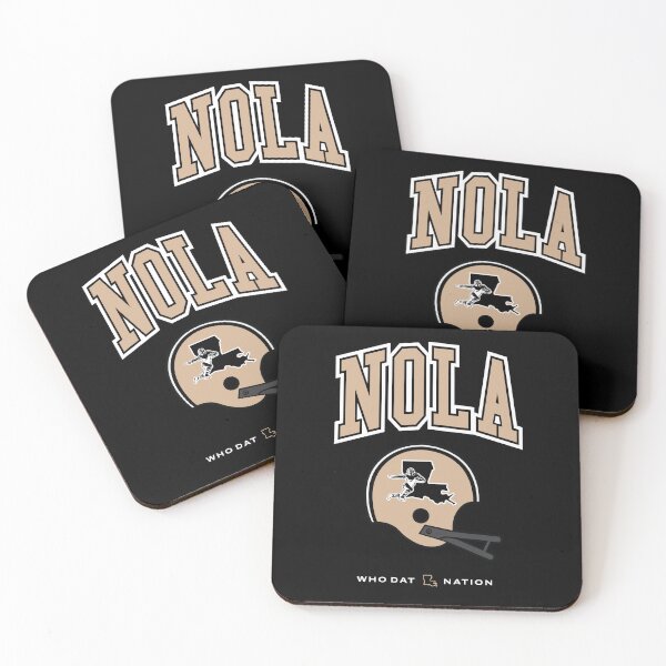 Item preview, NOLA Football Vintage Helmet Graphic (Dark) designed and sold by damgoodgame.