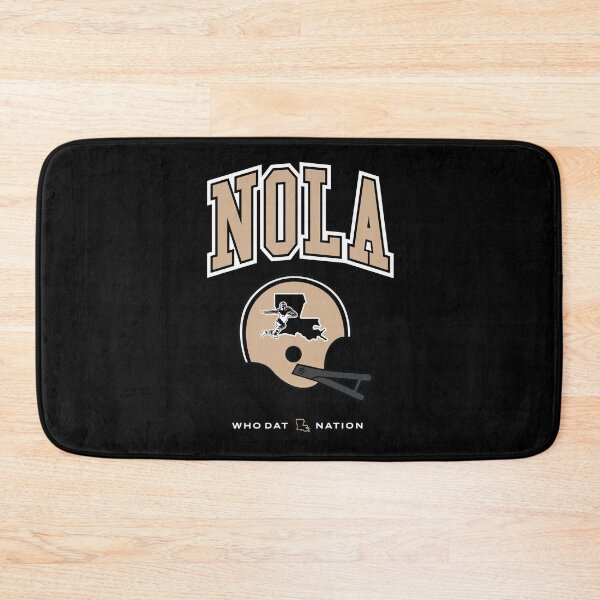 Item preview, NOLA Football Vintage Helmet Graphic (Dark) designed and sold by damgoodgame.