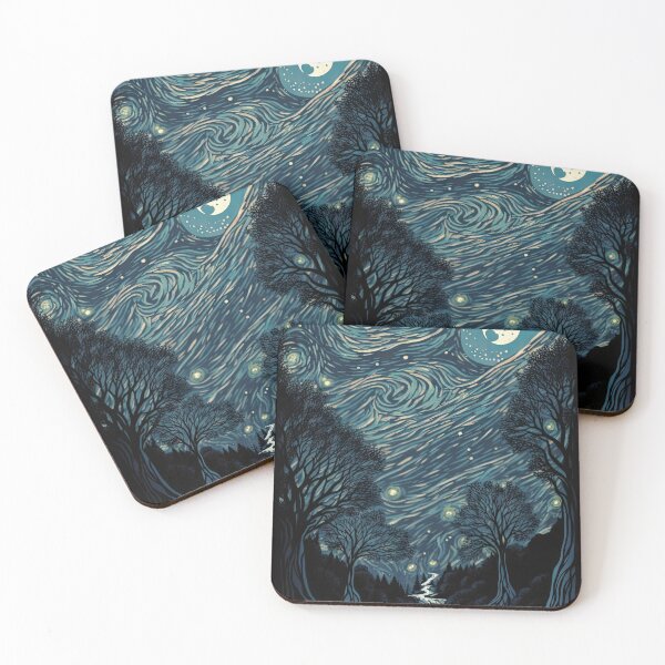 Item preview, Blue Night Forest Stream designed and sold by OccultDreams.