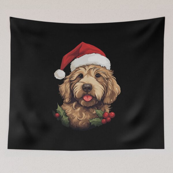 Item preview, Christmas GoldenDoodle designed and sold by RetroPrints.
