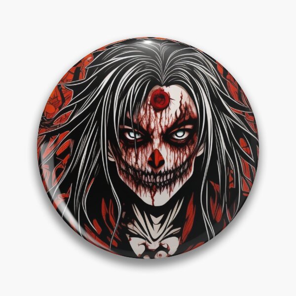 Item preview, Halloween ghostly psychedelic bloody manga designed and sold by JaroDesign2023.
