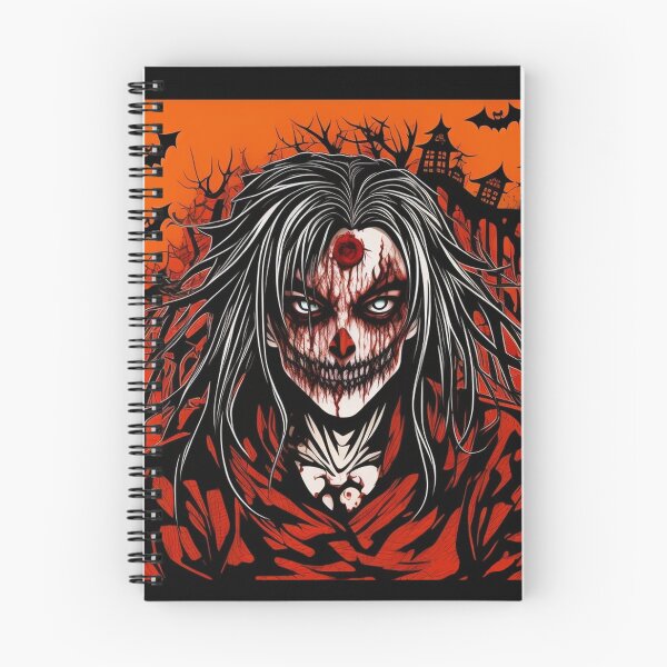 Item preview, Halloween ghostly psychedelic bloody manga designed and sold by JaroDesign2023.