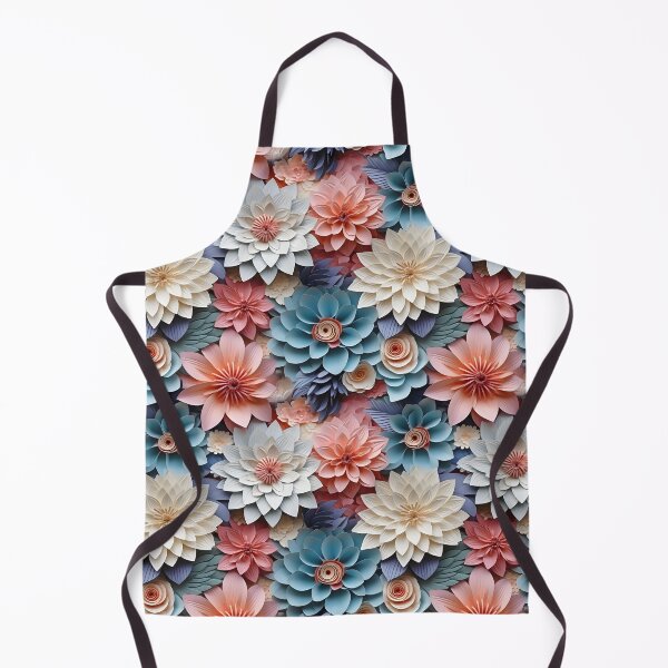 Item preview, 3d flower pattern in pastel colors designed and sold by DreamscapePixel.