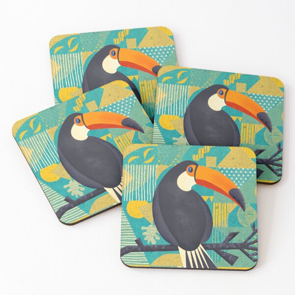 Item preview, Toucan designed and sold by CakeyDoesArt.