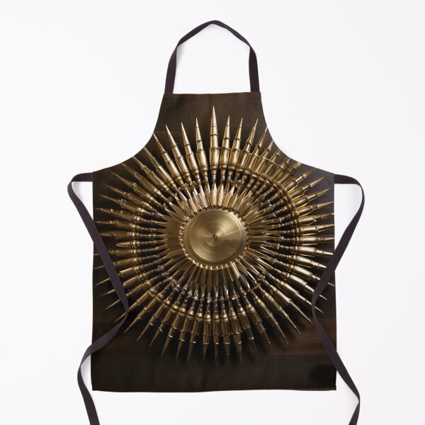 Item preview, Bullet casing gold and white digital art print designed and sold by dcrc.