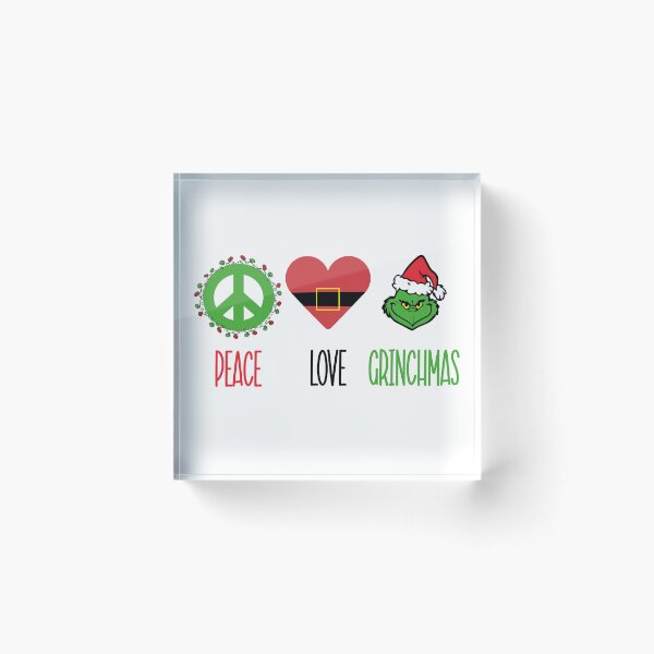 Item preview, Peace, Love, Grinchmas designed and sold by charlotte-print.