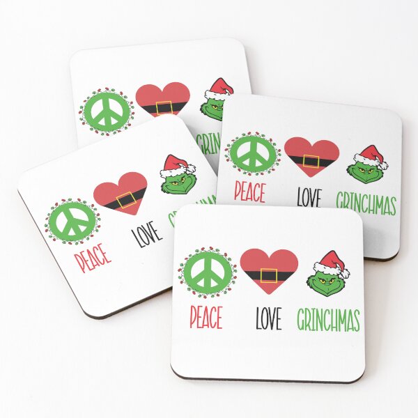 Item preview, Peace, Love, Grinchmas designed and sold by charlotte-print.